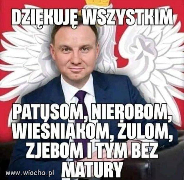 Ma za co dziękować