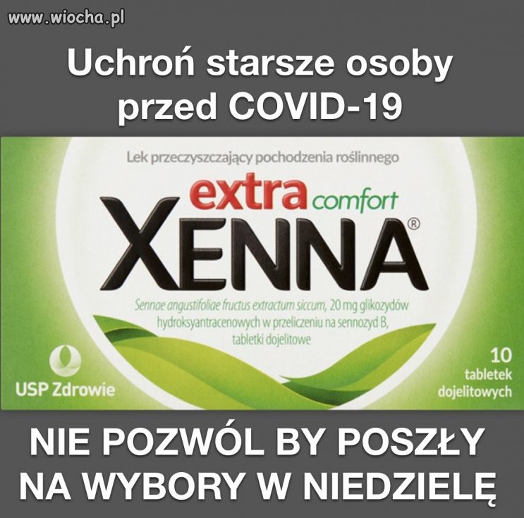 Chrońcie swoje babcie i dziadków 