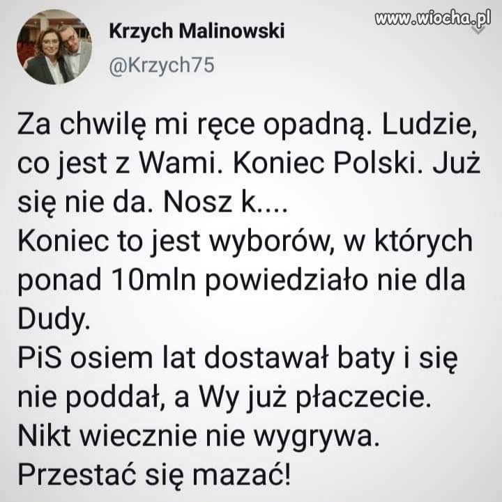 Przestać się mazać!