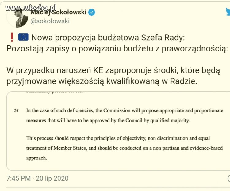 Oto jakie miliardy wynegocjował w UE pan Vateusz