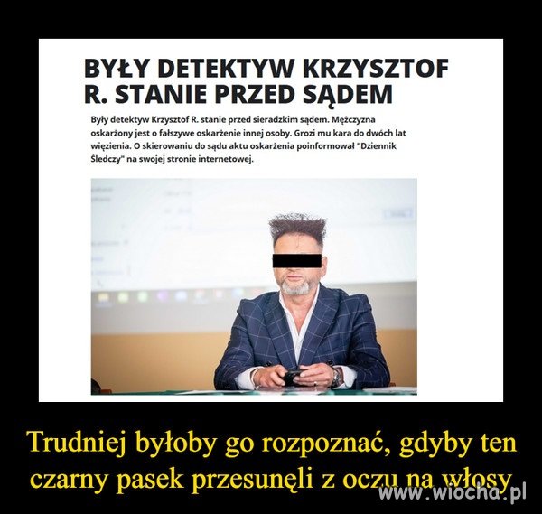 Pan R i jego fryzura 