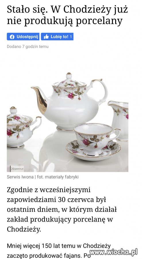 150 lat produkcji porcelany