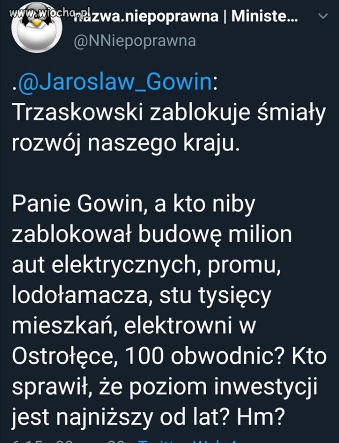 Odezwał się ten bez kręgosłupa