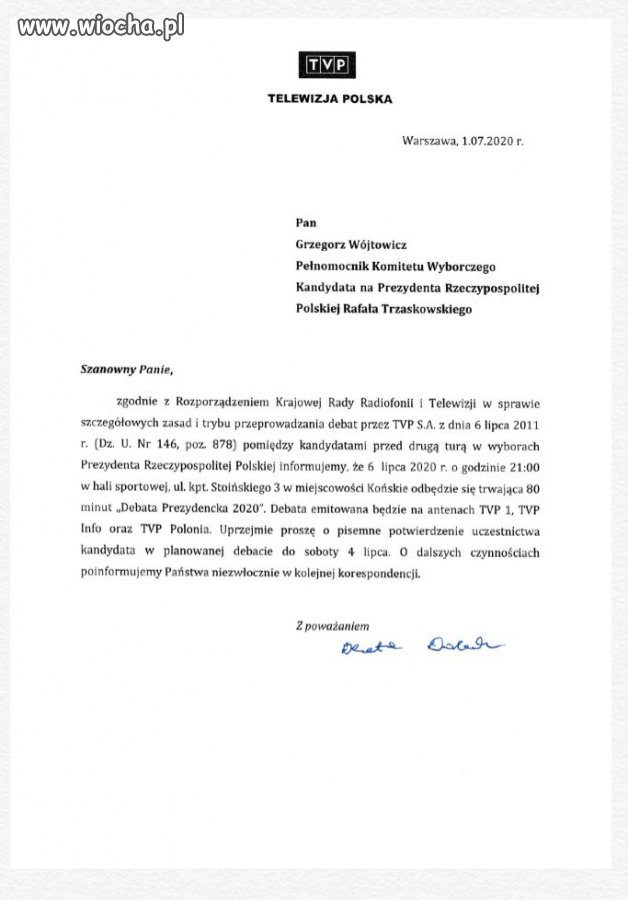 A na debatę Rafała tvpis zaprasza tak!