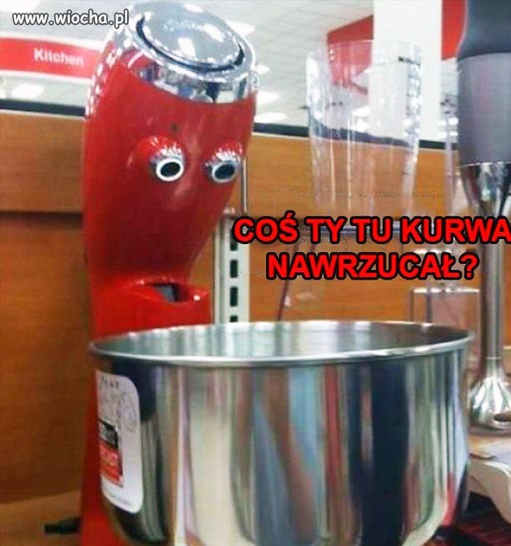 Oburzony mikser