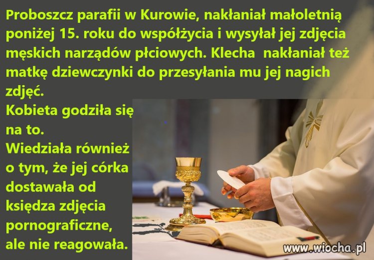 Matka wysyłała księdzu nagie zdjęcia córki