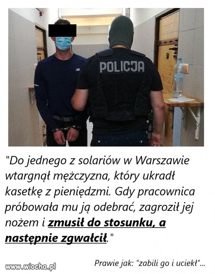 Kto to pisze...   Prawie jak zabili go i uciekł...