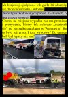 Zderzenie autobusu i ciężarówek. Są ranni.