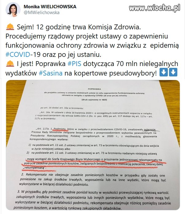 Kolejne machloje PISu