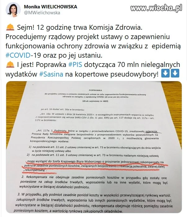 Kolejne machloje PISu