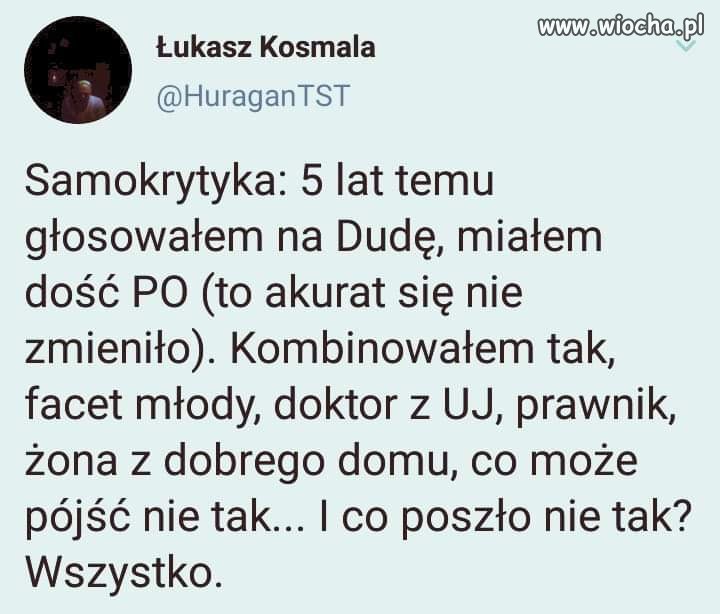 Co poszło nie tak? 