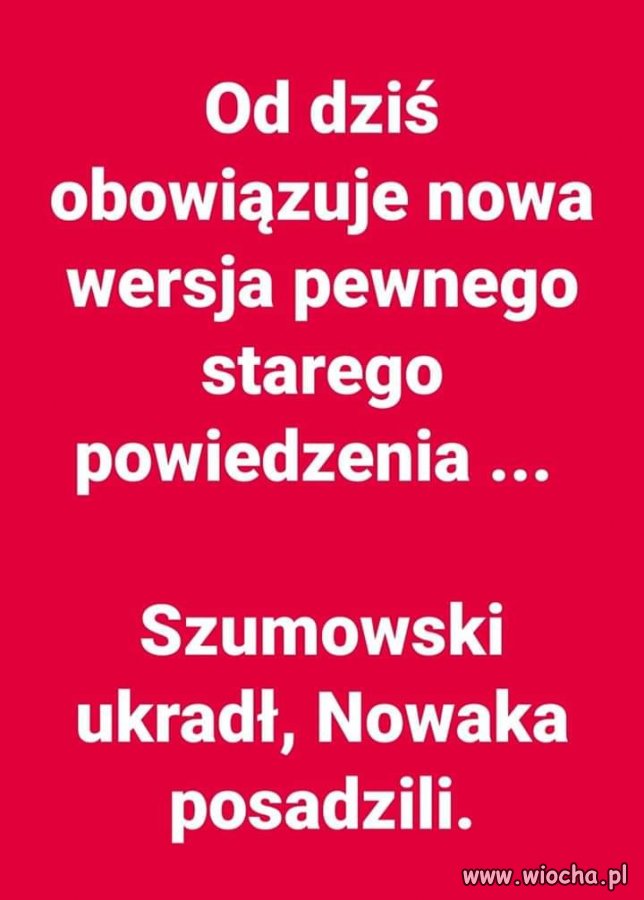 Przysłowie na dziś ...