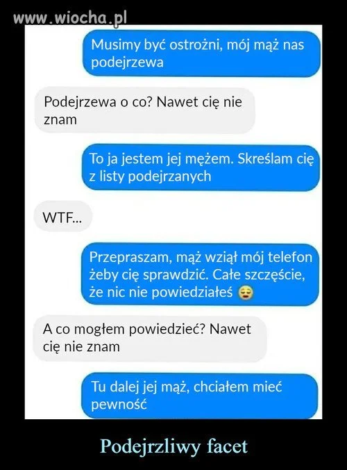 Podejrzliwy facet