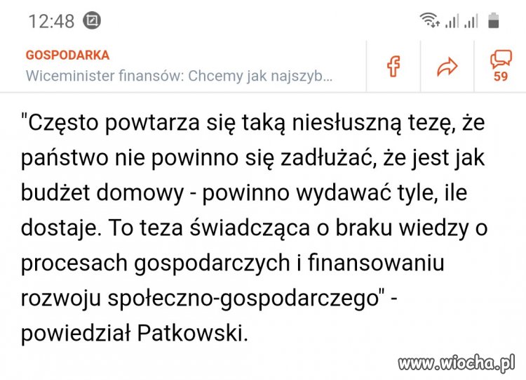 Wiceminister finansów PiS
