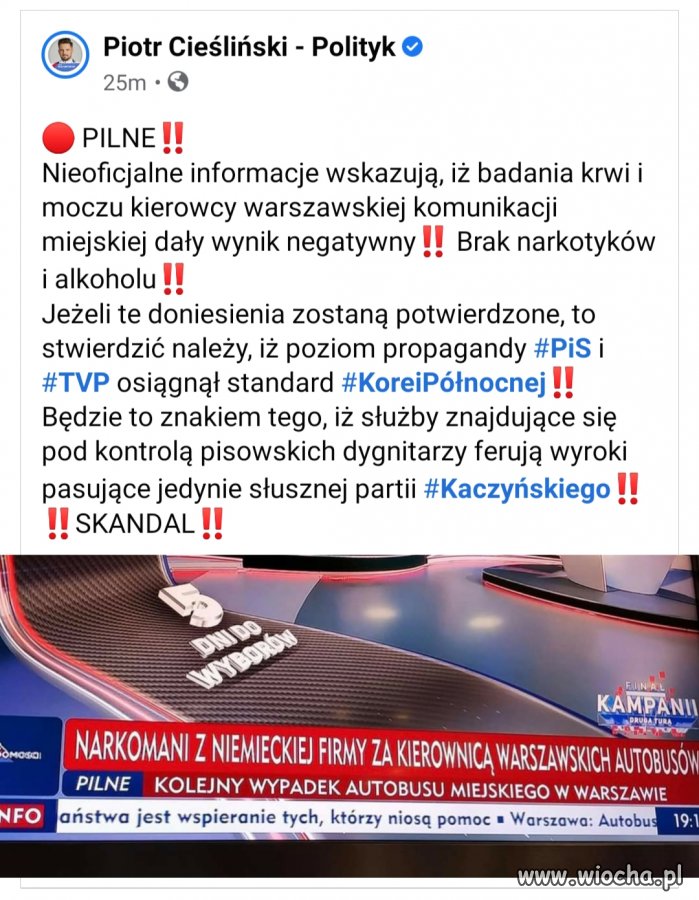 Poziom tego bagna osiąga już szczyt wszystkiego
