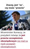 Znaczy NIE WIEDZIAŁ  ale  POWIEDZIAŁ...   