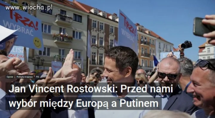 Polacy powinni wybrać, czy bliżej im do Europy...