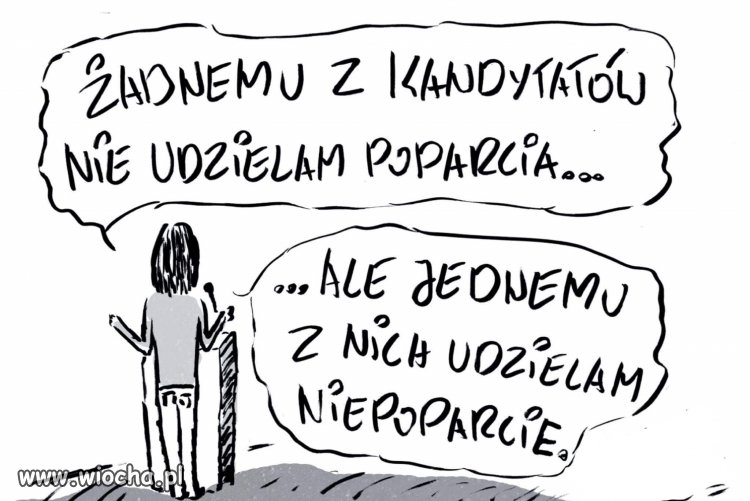 Tak wyglądało przekazywanie głosów z pierwszej tury
