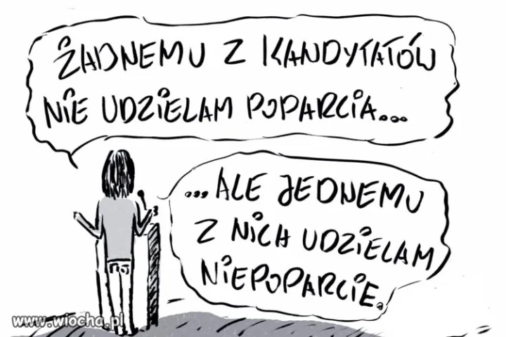 Tak wyglądało przekazywanie głosów z pierwszej tury