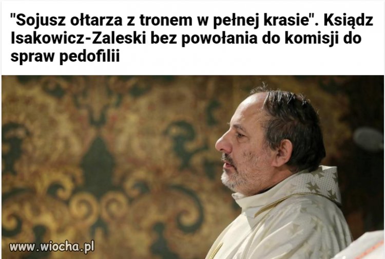 Pedofilia w kościele musi być 