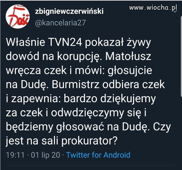 Bo oficjalnie to nie łapówka