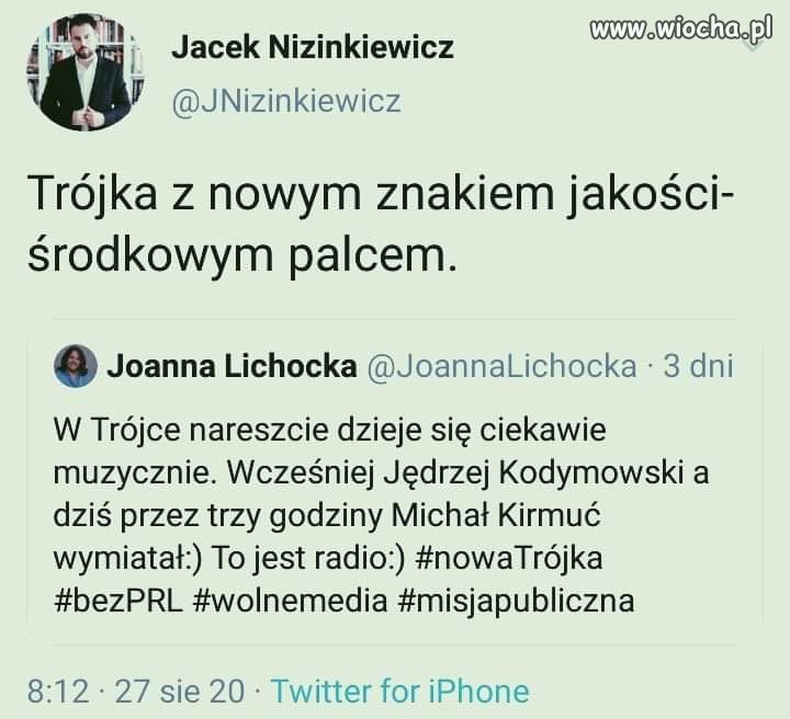 Trójka z nowym znakiem jakości