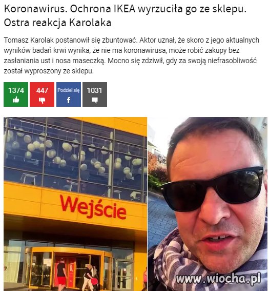 I prawidłowa reakcja 