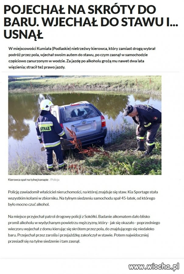 Piłeś siedź na dupie w chałupie 