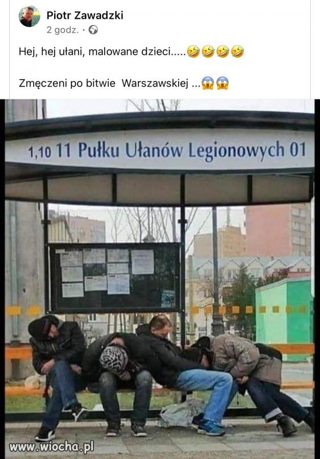 Zmęczeni po bitwie. 