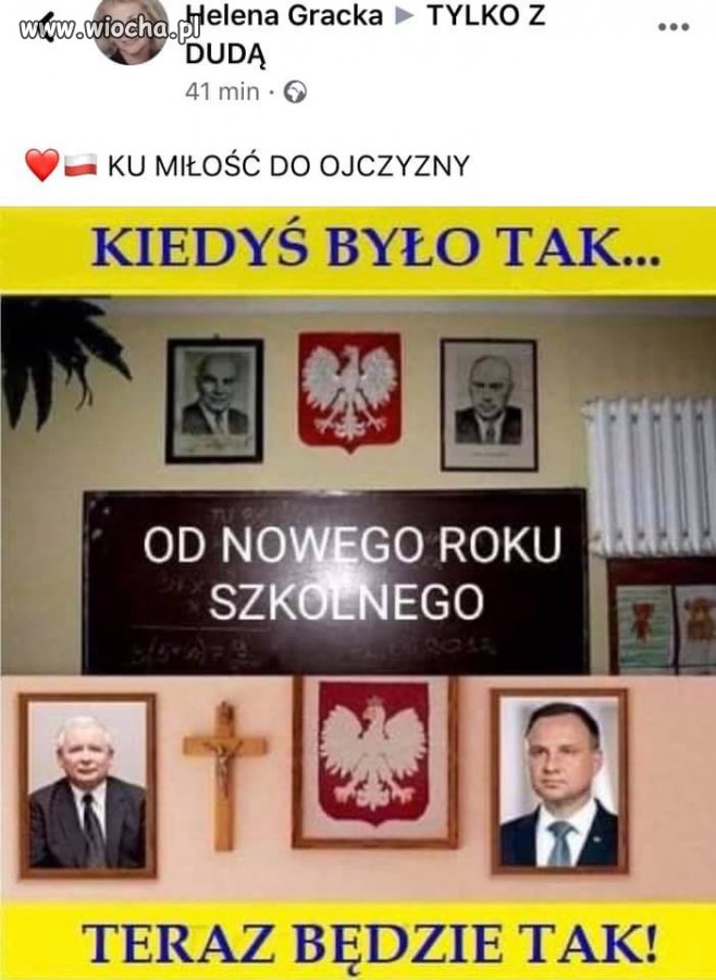 Nowe dyrektywy wystroju szkolnych klas.