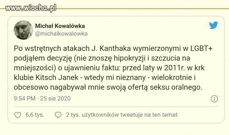 Kanthakowi  brakowało po prostu polskiej kiełbasy!