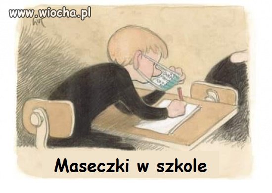 Maseczki w szkole