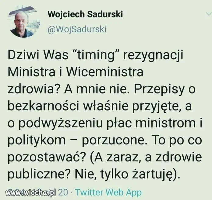 Dorobi w szpitalu do skromnej poselskiej pensji. 
