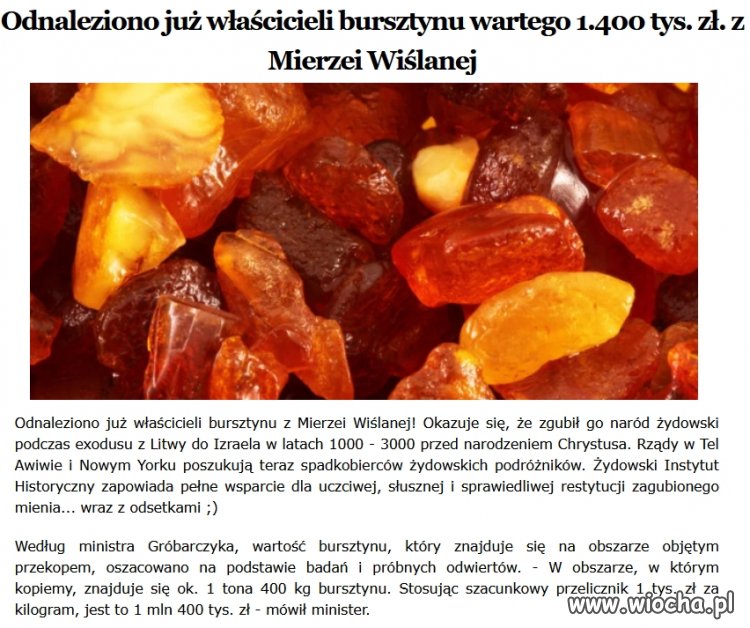 No i znaleźli się właściciele bursztynu