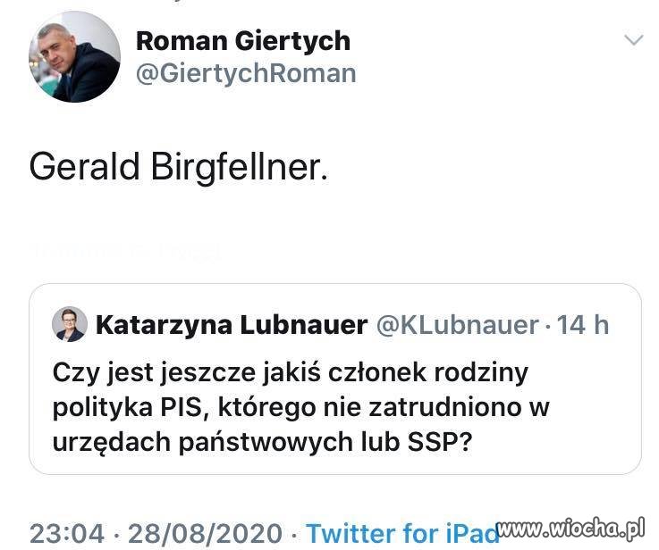 Jedyny, który się nie załapał ...