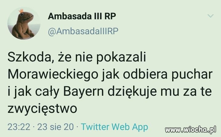 Jak on mógł przegapić taką okazję do lansu ?