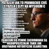 Vateusz rzyga prawością i świętym oburzeniem
