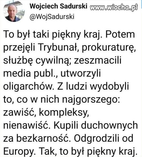 Smutna prawda...