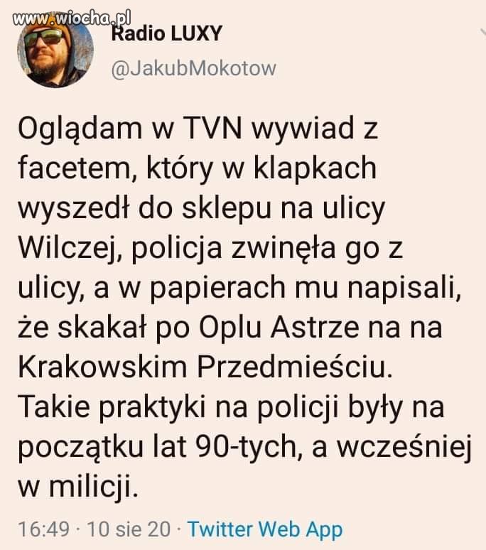 Policja czy już milicja?
