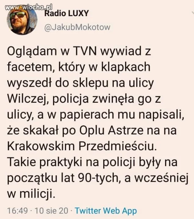 Policja czy już milicja?