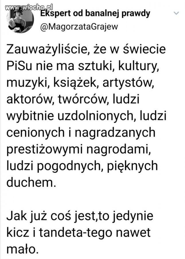 Jakby się tak zastanowić to faktycznie tak jest