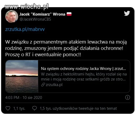 Szczekał a teraz skomle