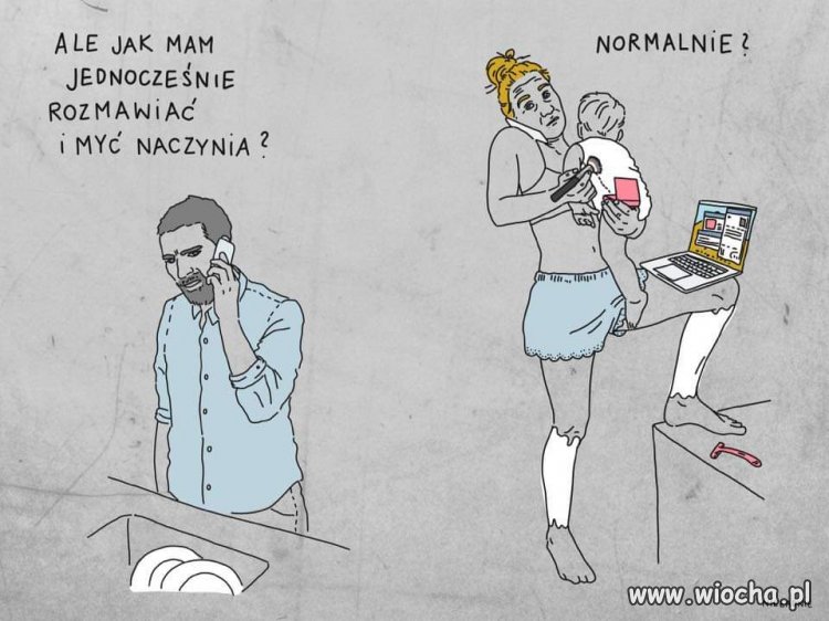 Kobieta wielozadaniowa