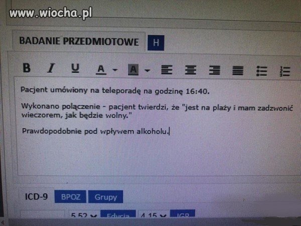 Teleporada i zdalne badanie...   