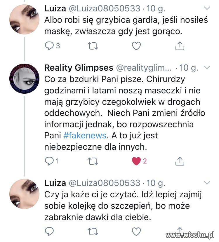 Zabrakło argumentu, to się pojechało ad personam.