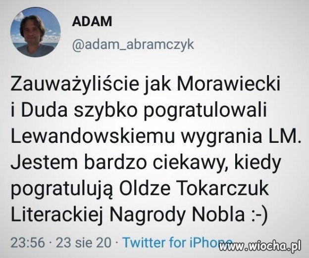 Książki P Tokarczuk to dla naszych rządzących czarna magia