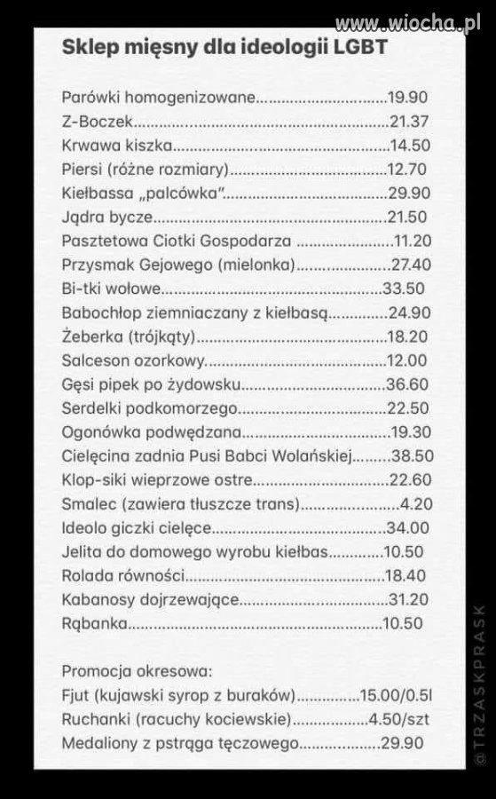 Promocja. 10% rabatu dla posłów PiS.