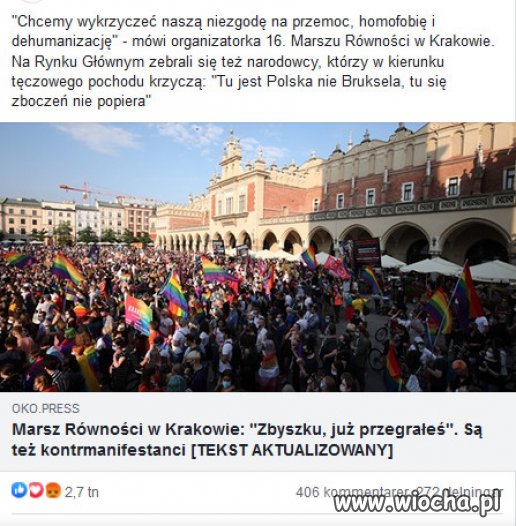 Rowne prawa dla wszystkich, zgodnie z Konstytucja!