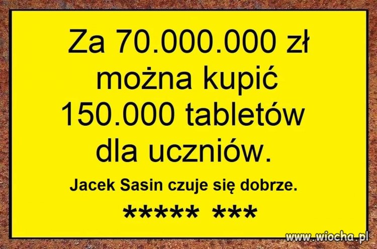 Panie jacku (celowo z małej.)