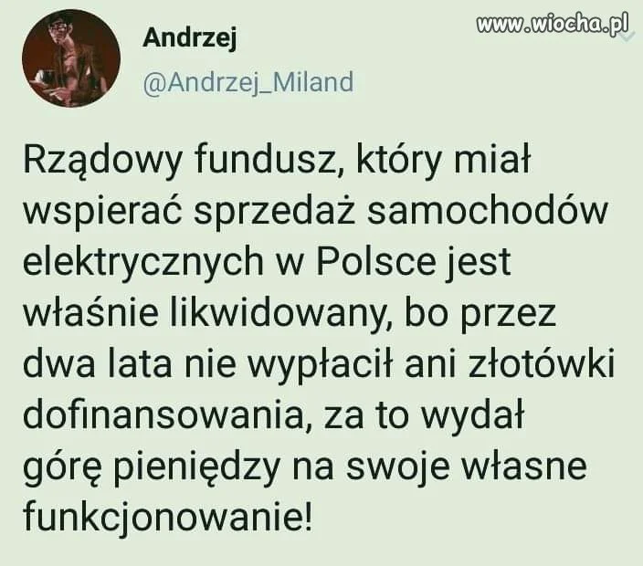 Miał wspierać 